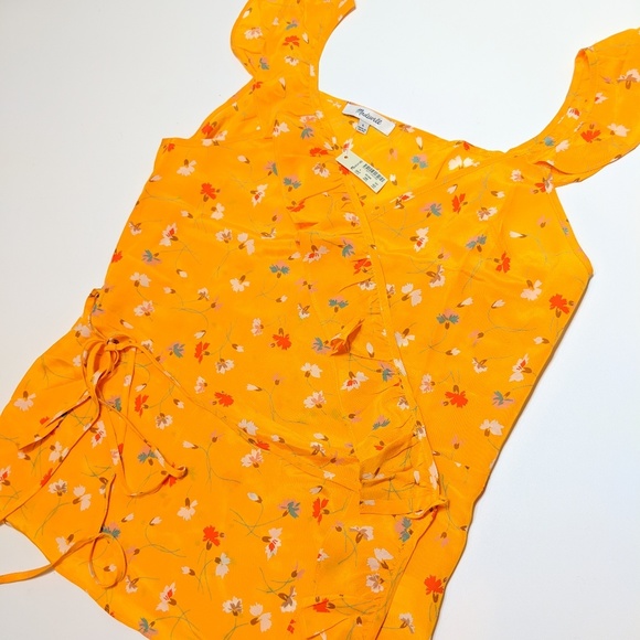 • madewell • wrap cami top - Picture 4 of 8